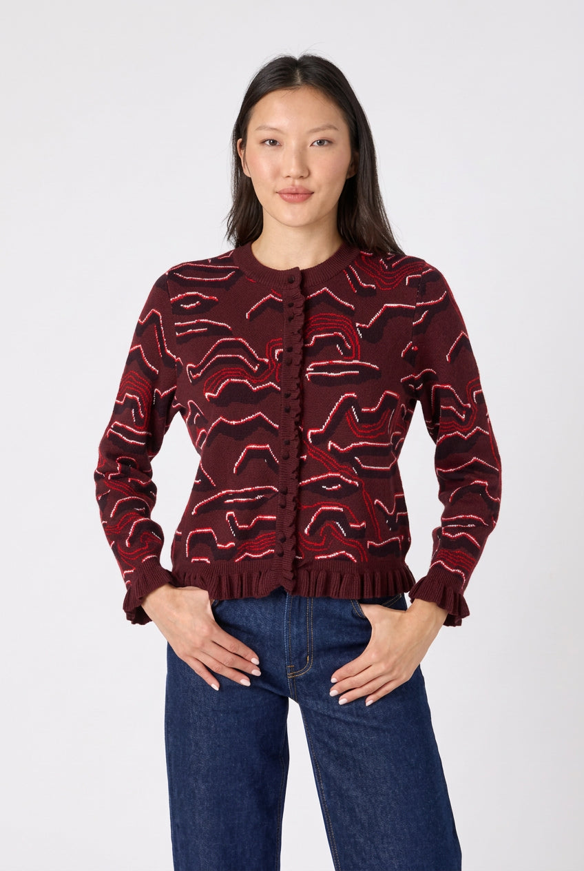 Sutton Cardigan in Tibetan Tiger