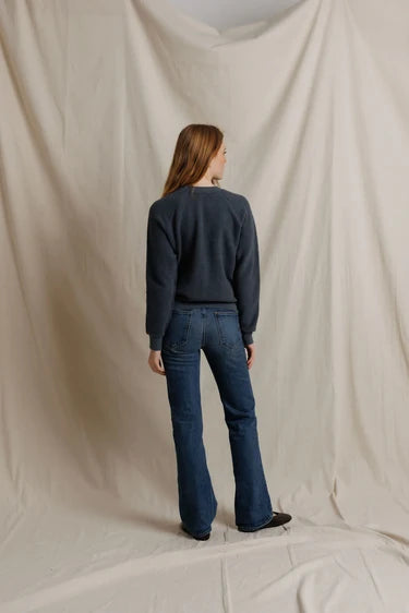 Back view showing the sweatshirt&