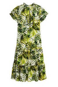 Reid Midi Dress - Clover Palm