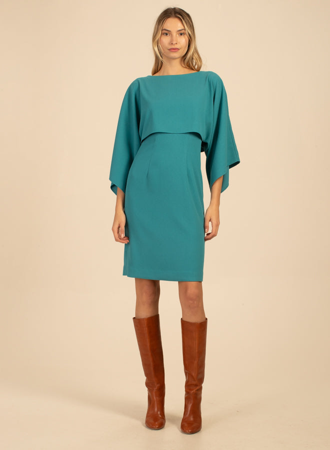 Shalee Dress - Blue Peacock