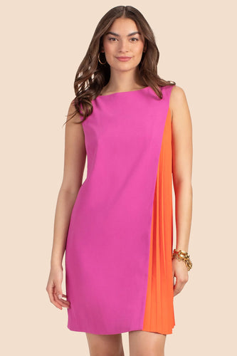 Briella 2 Dress - Hyacinth/Fire Island Orange