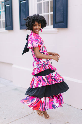 Eartha Skirt - Aspen Print