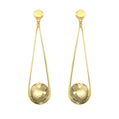 Bossa Ipanema Earrings - Citrine