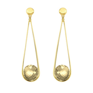 Bossa Ipanema Earrings - Citrine