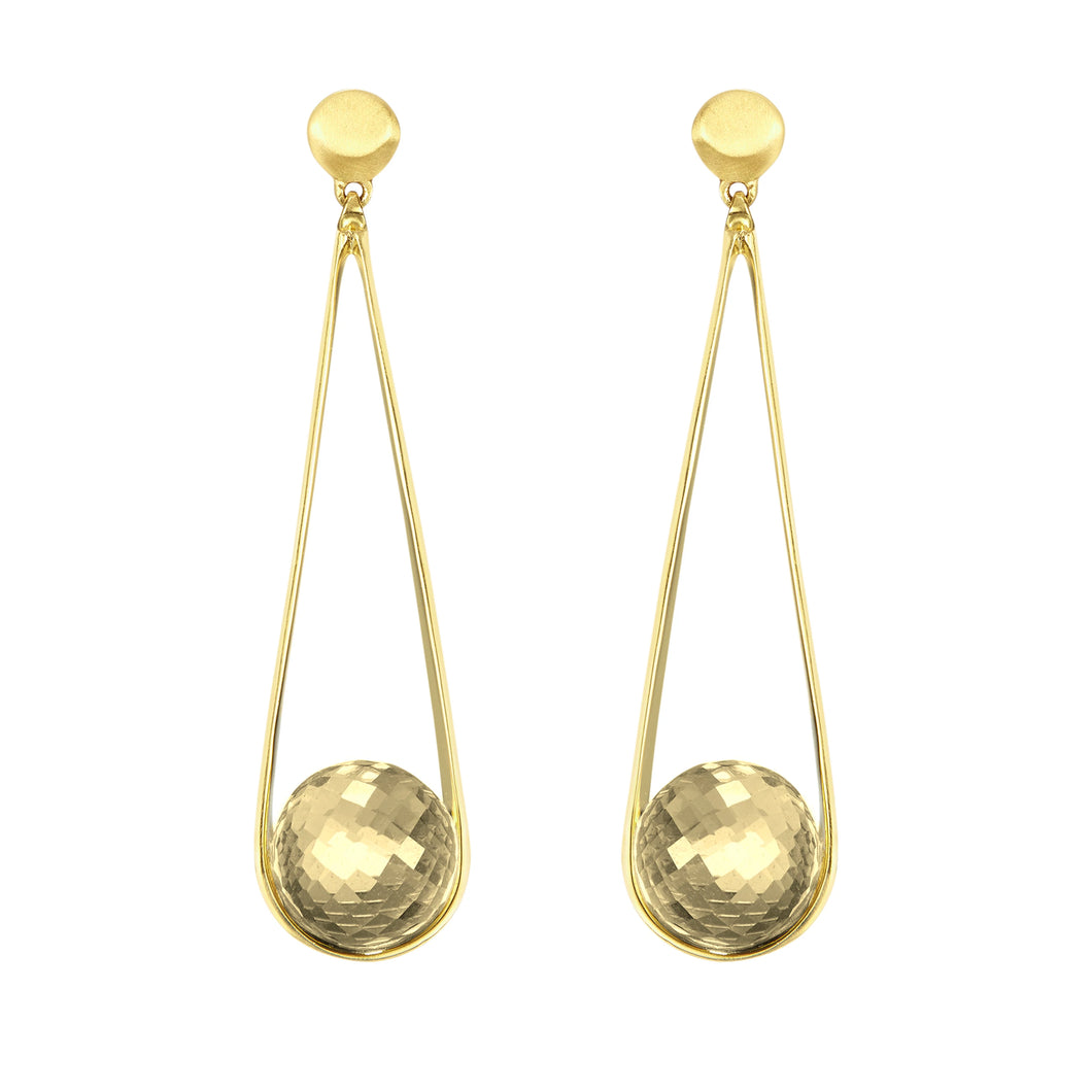 Bossa Ipanema Earrings - Citrine