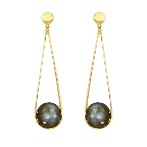 Bossa Ipanema Earrings - Labradorite