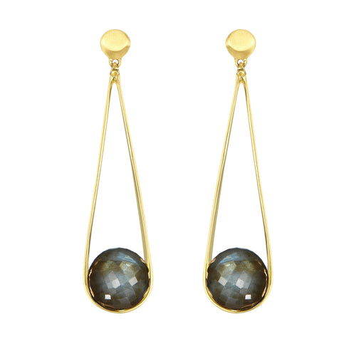 Bossa Ipanema Earrings - Labradorite