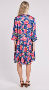 Holly Rose Garden Skimmer Dress - Multi