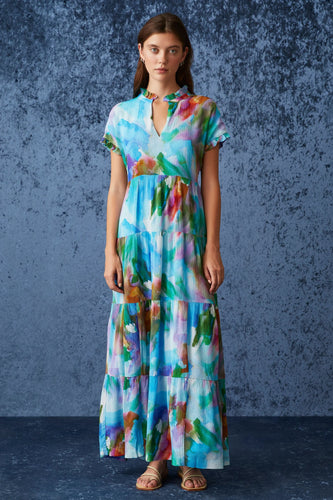 Farah Dress - Watercolor