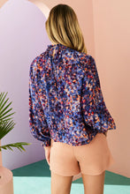 June Blouse - Indigo Reef